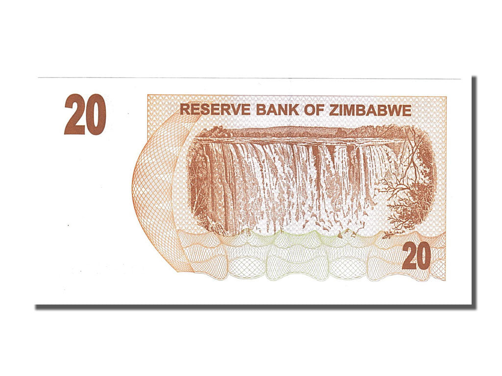 Banknote, Zimbabwe, 20 Dollars, 2006, 2006-08-01, UNC(65-70)
