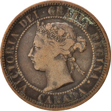 Canada, Victoria, Cent, 1882, Royal Canadian Mint, VF(20-25), Bronze, KM:7