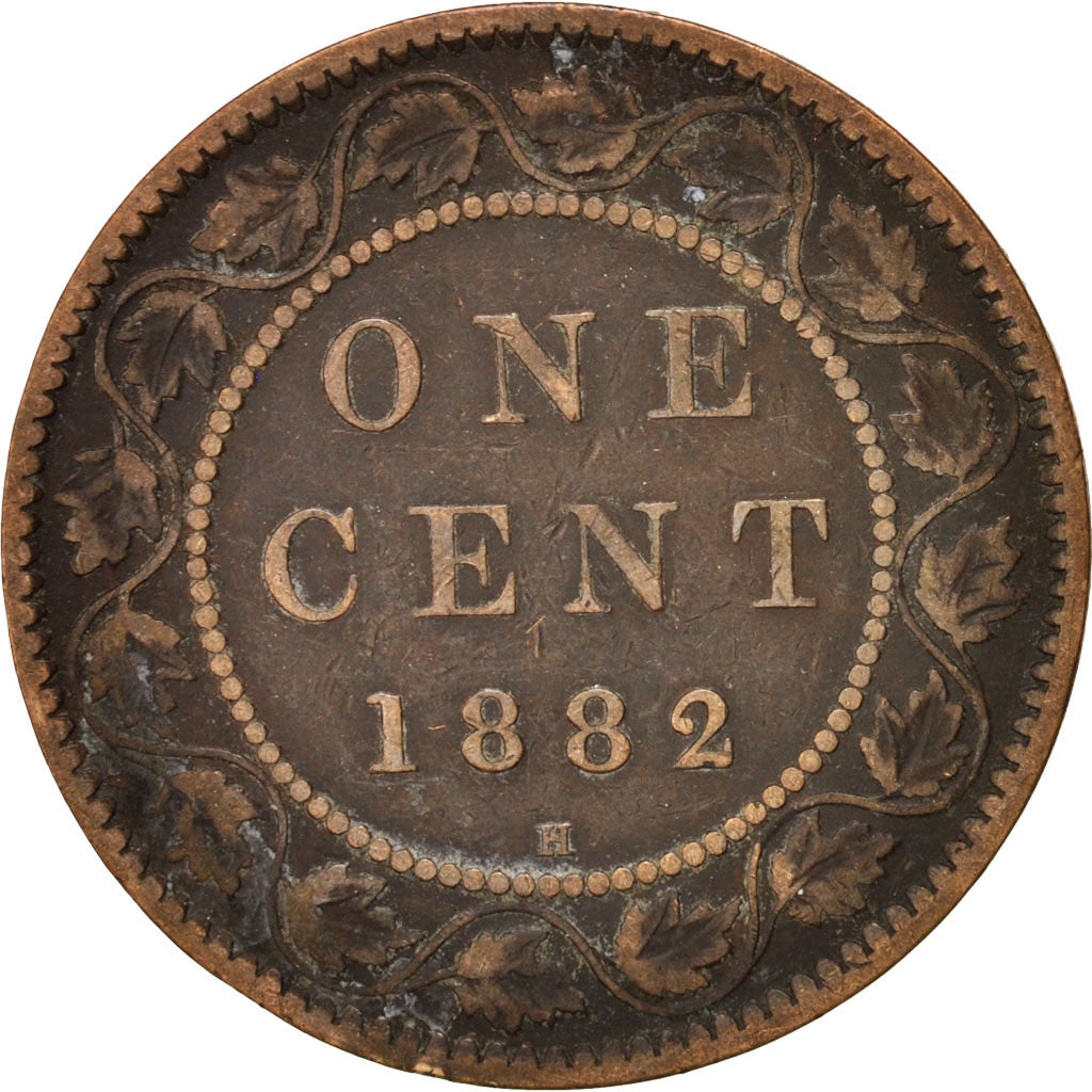 Canada, Victoria, Cent, 1882, Royal Canadian Mint, VF(20-25), Bronze, KM:7