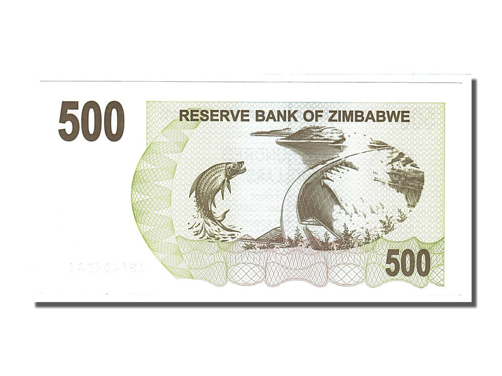Banknote, Zimbabwe, 500 Dollars, 2006, 2006-08-01, UNC(65-70)