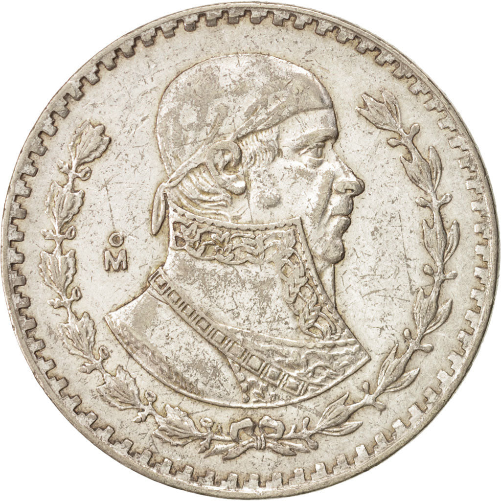 Coin, Mexico, Peso, 1963, Mexico City, EF(40-45), Silver, KM:459
