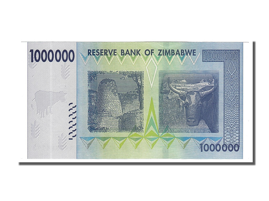 Zimbabwe, 1 Million Dollars, 2008, FDS
