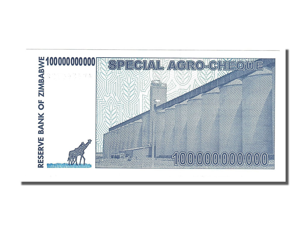 Zimbabwe, 100 Billion Dollars, 2008, KM #64, 2008-07-01, UNC(65-70), AB