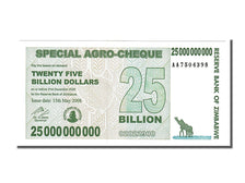 Zimbabwe, 25 Billion Dollars, 2008, KM #62, 2008-05-15, UNC(65-70), AA