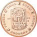 Andorra, medaglia, 5 C, Essai-Trial, 2003, FDC, Rame