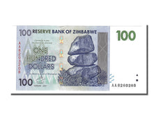 Billete, 100 Dollars, 2007, Zimbabue, UNC