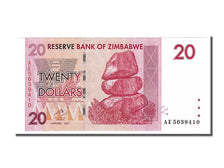 Zimbabwe, 20 Dollars, 2007, KM #68, UNC(65-70), AE