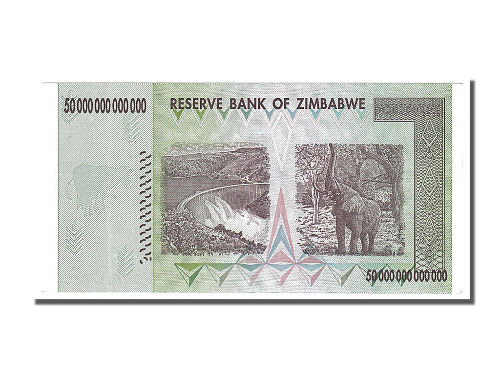 Zimbabwe, 50 Trillion Dollars, 2008, FDS