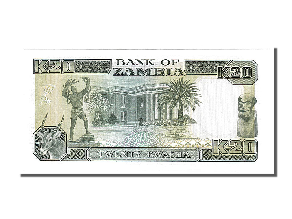 Banknote, Zambia, 20 Kwacha, 1989, UNC(65-70)