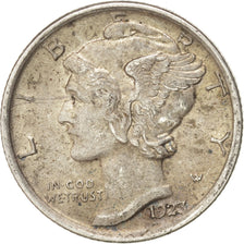 Stati Uniti, Mercury Dime, Dime, 1923, U.S. Mint, Philadelphia, SPL-, Argento...