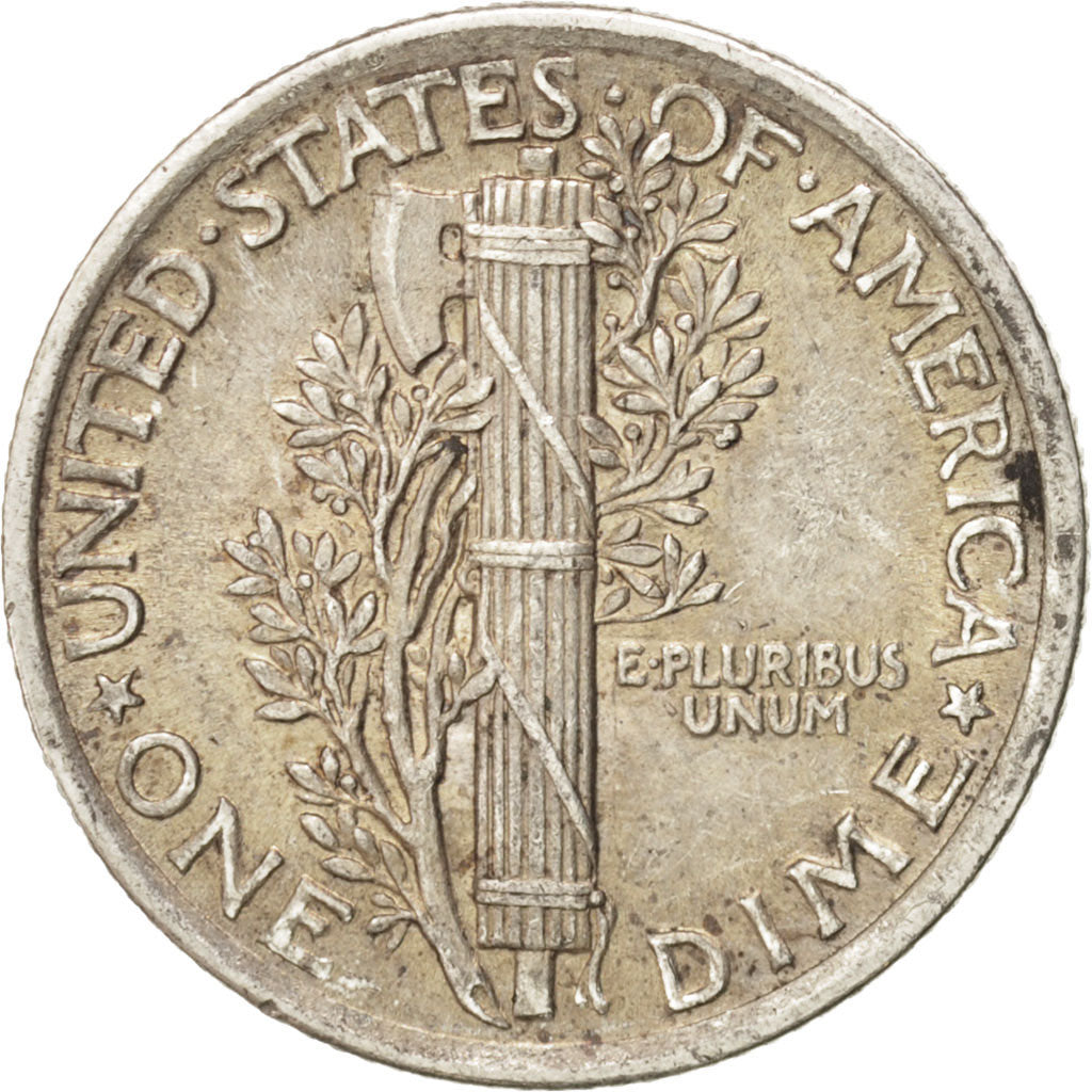 Stati Uniti, Mercury Dime, Dime, 1923, U.S. Mint, Philadelphia, SPL-, Argento...