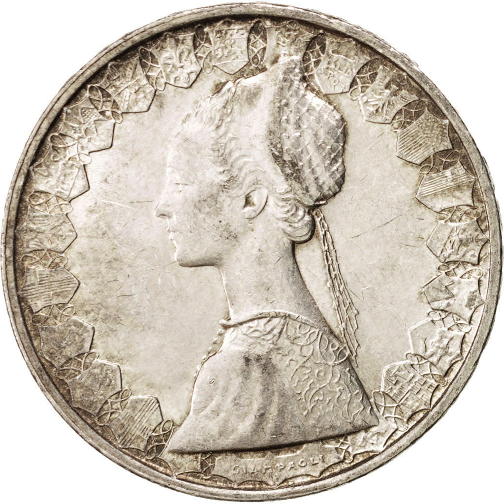 Italy, 500 Lire, 1960, Rome, AU(55-58), Silver, KM:98