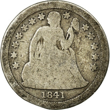 Coin, United States, Seated Liberty Dime, Dime, 1841, U.S. Mint, New Orleans