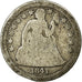 Coin, United States, Seated Liberty Dime, Dime, 1841, U.S. Mint, New Orleans