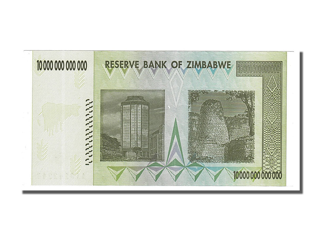 Zimbabwe, 10 Trillion Dollars, 2008, FDS