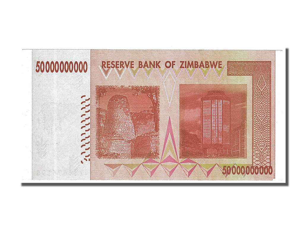 Zimbabwe, 50 Trillion Dollars, 2008, KM #90, UNC(65-70), AB
