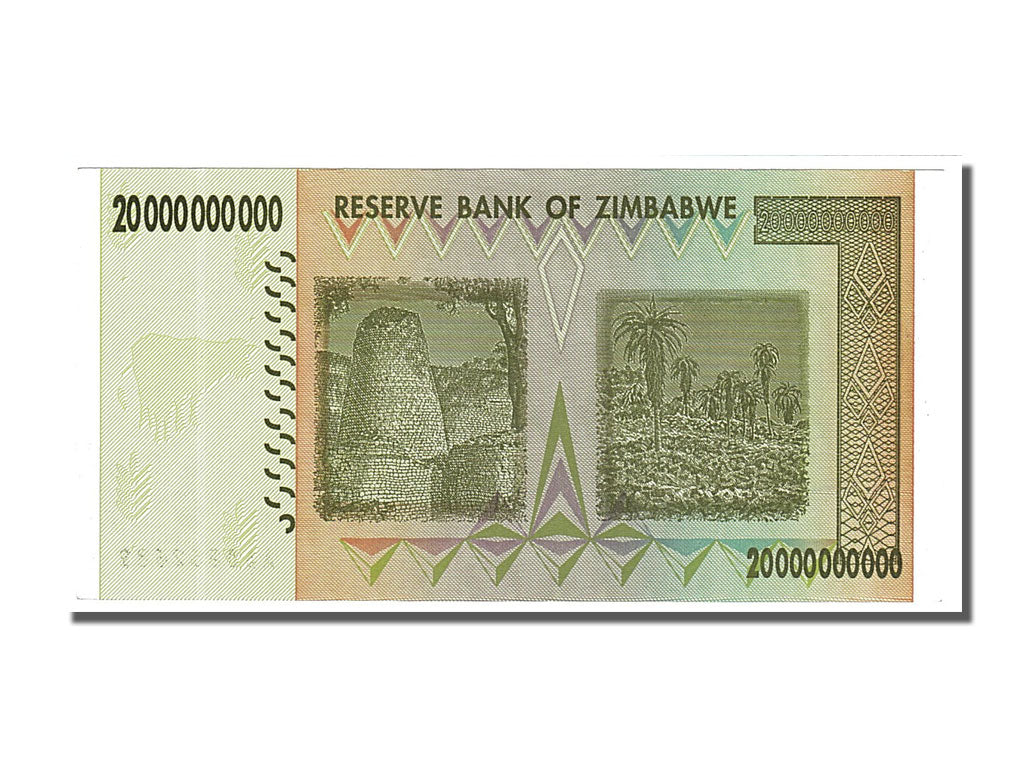 Zimbabwe, 20 Trillion Dollars, 2008, FDS