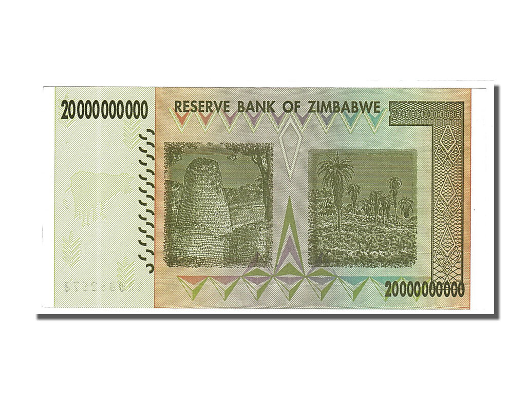 Zimbabwe, 20 Trillion Dollars, 2008, FDS