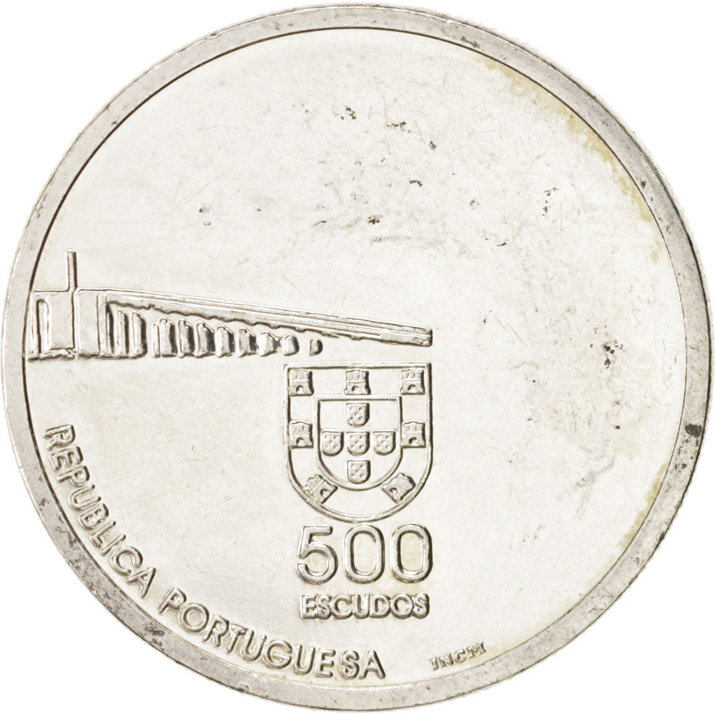 Portugal, 500 Escudos, 1999, Lisbon, MS(60-62), Silver, KM:723