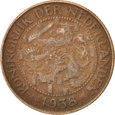 Coin, Netherlands, Wilhelmina I, Cent, 1938, EF(40-45), Bronze, KM:152