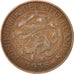 Coin, Netherlands, Wilhelmina I, Cent, 1938, EF(40-45), Bronze, KM:152