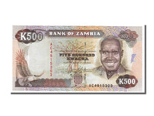 Banknote, Zambia, 500 Kwacha, 1991, UNC(65-70)