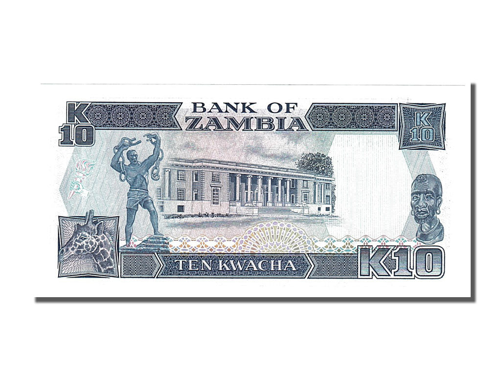 Banknote, Zambia, 10 Kwacha, 1989, UNC(65-70)
