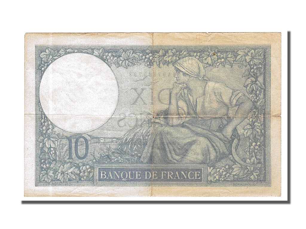 France, 10 Francs, 10 F 1916-1942 ''Minerve'', 1931, KM #73d, 1931-09-03,...