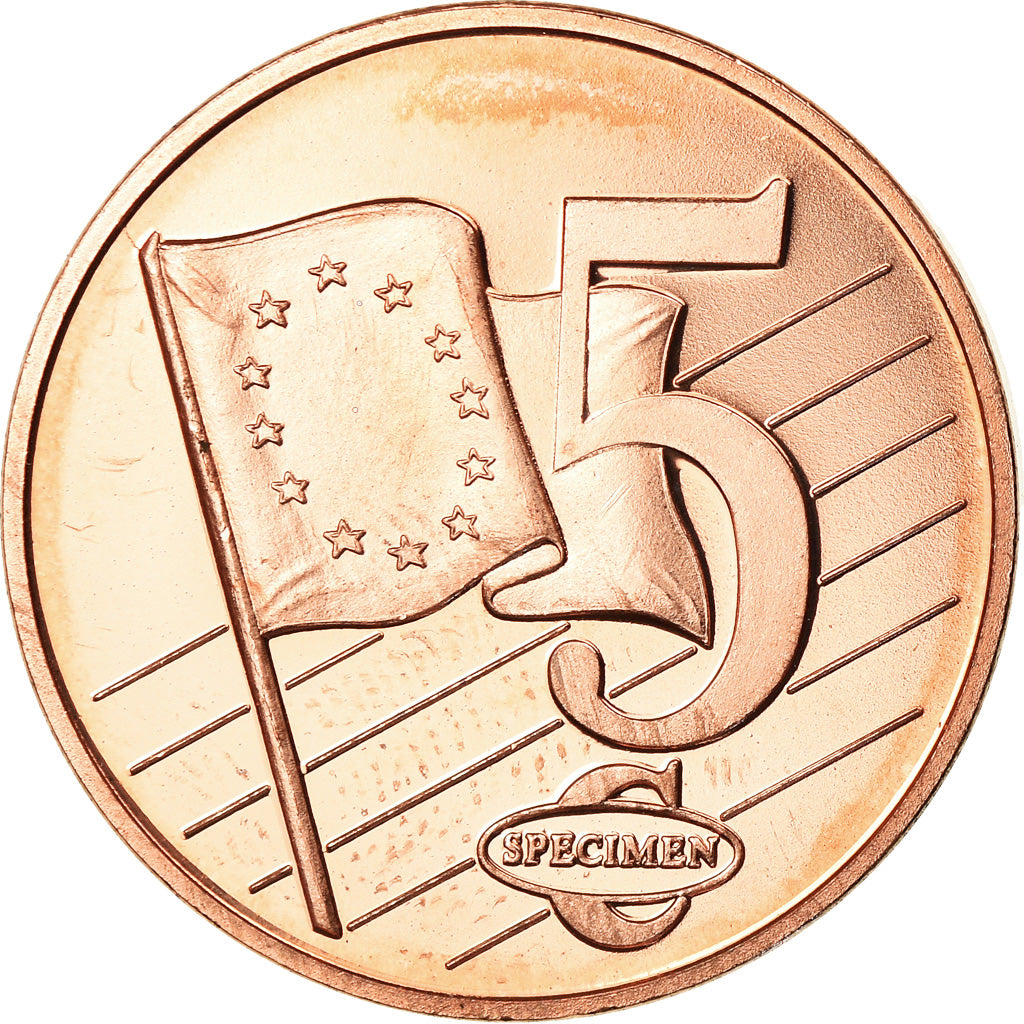 Romania, Medal, 5 C, Essai-Trial, 2003, MS(65-70), Copper