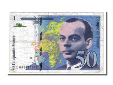 France, 50 Francs, 50 F 1992-1999 ''St Exupéry'', 1999, KM #157Ad, EF(40-45), L,