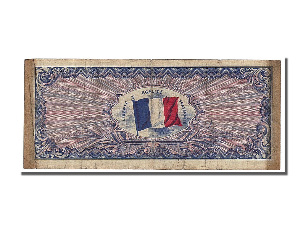 France, 50 Francs, 1944 Flag/France, 1944, KM #117a, VF(20-25), 07190483,...