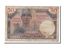 Geldschein, Frankreich, 50 Francs, 1947 French Treasury, 1947, 1947-01-01, S+