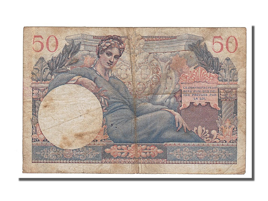 Biljet, Frankrijk, 50 Francs, 1947 French Treasury, 1947, 1947-01-01, TB+