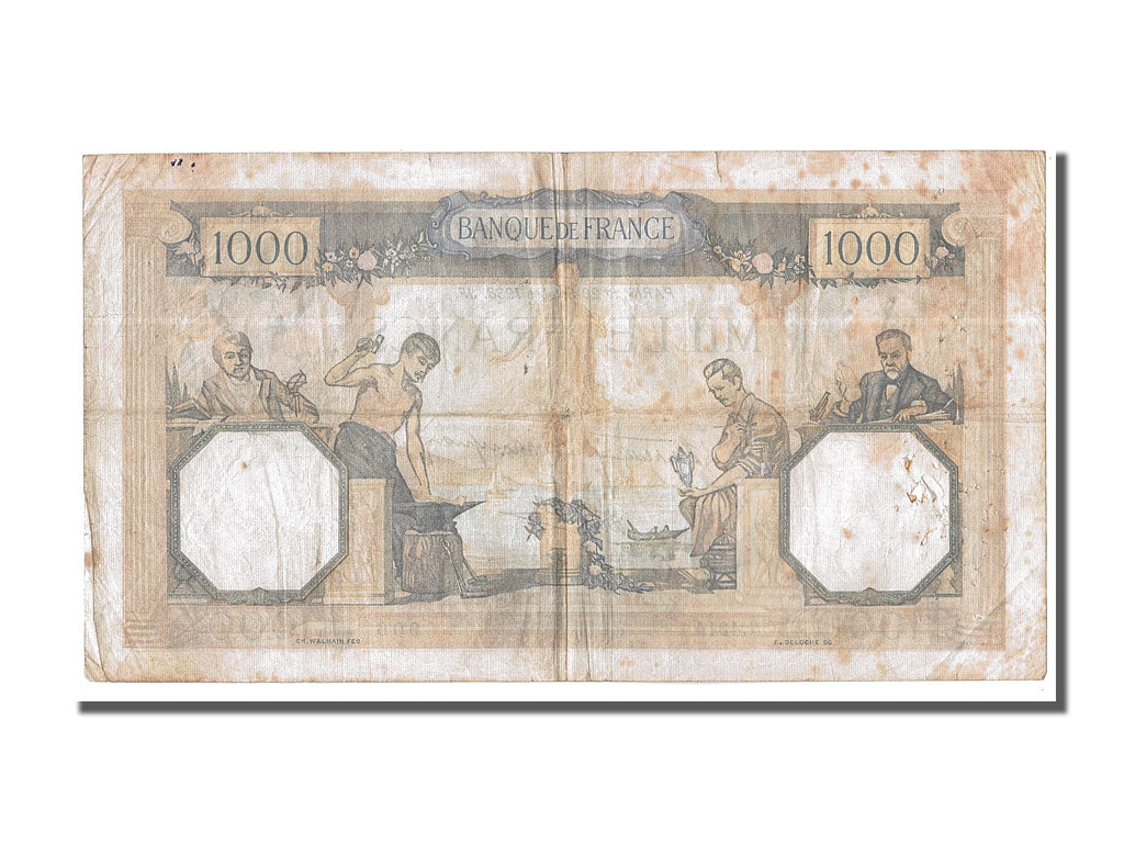 1000 Francs type Cérès et Mercure Modifié