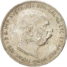 Austria, Franz Joseph I, Corona, 1916, AU(55-58), Silver, KM:2820