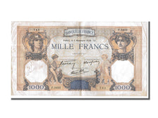 Francia, 500 Francs, 1 000 F 1927-1940 ''Cérès et Mercure'', 1938, KM:88c,...