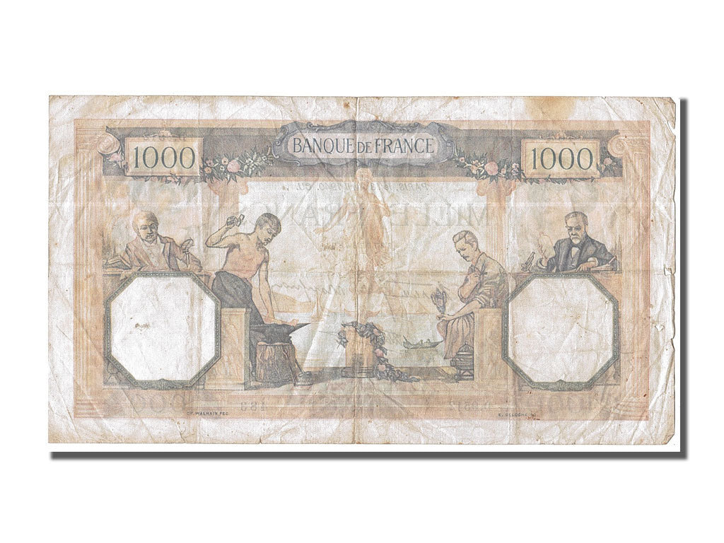 1000 Francs type Cérès et Mercure Modifié