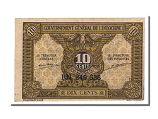 French Indo-China, 10 Cents, 1942, KM #89a, UNC(60-62), BN