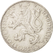 Czechoslovakia, 10 Korun Komensky, 1957, AU(50-53), Silver, KM:48