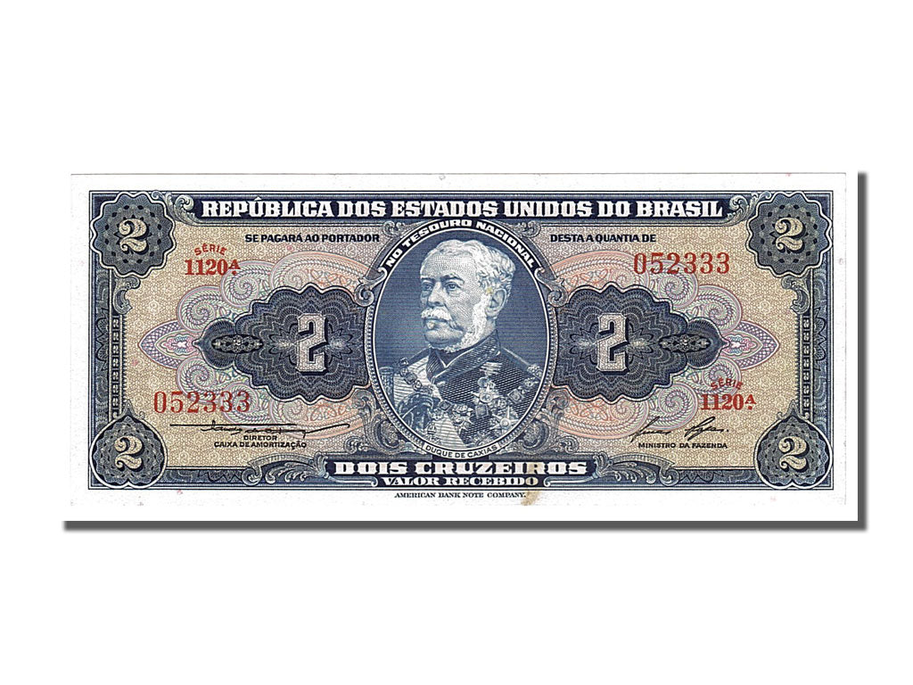 Brasile, 2 Cruzeiros, 1954, SPL