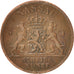 Etats allemands, NASSAU, Adolph, Pfennig, 1860, Wiesbaden, TTB, Cuivre, KM:73