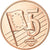 Łotwa, Medal, 5 C, Essai-Trial, 2003, MS(65-70), Miedź