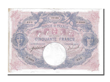 Banknote, France, 50 Francs, 50 F 1889-1927 ''Bleu et Rose'', 1914, 1914-06-03