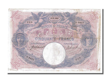 Geldschein, Frankreich, 50 Francs, 50 F 1889-1927 ''Bleu et Rose'', 1915
