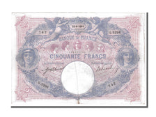 Geldschein, Frankreich, 50 Francs, 50 F 1889-1927 ''Bleu et Rose'', 1914