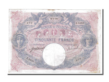 Banknote, France, 50 Francs, 50 F 1889-1927 ''Bleu et Rose'', 1914, 1914-05-25