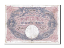 Banconote, Francia, 50 Francs, 50 F 1889-1927 ''Bleu et Rose'', 1913