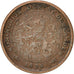 Netherlands, Wilhelmina I, 1/2 Cent, 1934, EF(40-45), Bronze, KM:138