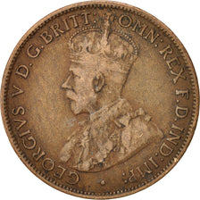 Australia, George V, 1/2 Penny, 1914, EF(40-45), Bronze, KM:22