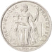 French Polynesia, 5 Francs, 1991, AU(55-58), Aluminum, KM:12, Lecompte:60